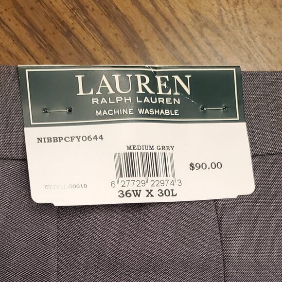 BNWT Lauren Ralph Lauren Ultraflex Men's Dress pants- 36x30 - Picture 2 of 9